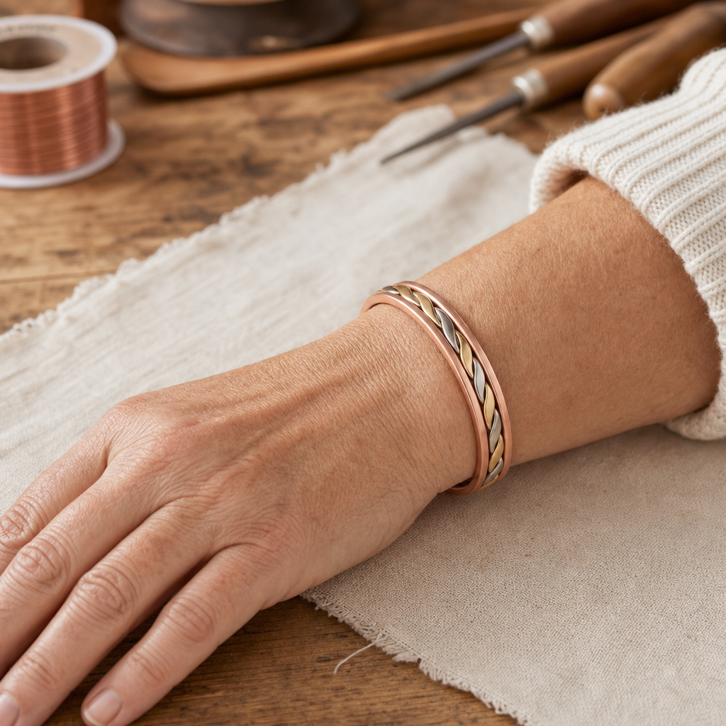 Bracelet Bourgeon en Cuivre