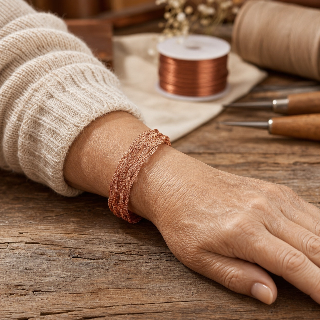 Bracelet en cuivre Elk