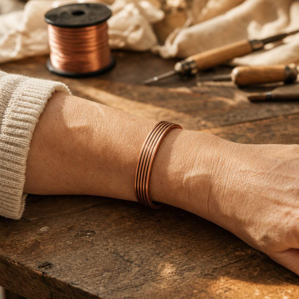 Bracelet Ridge en cuivre