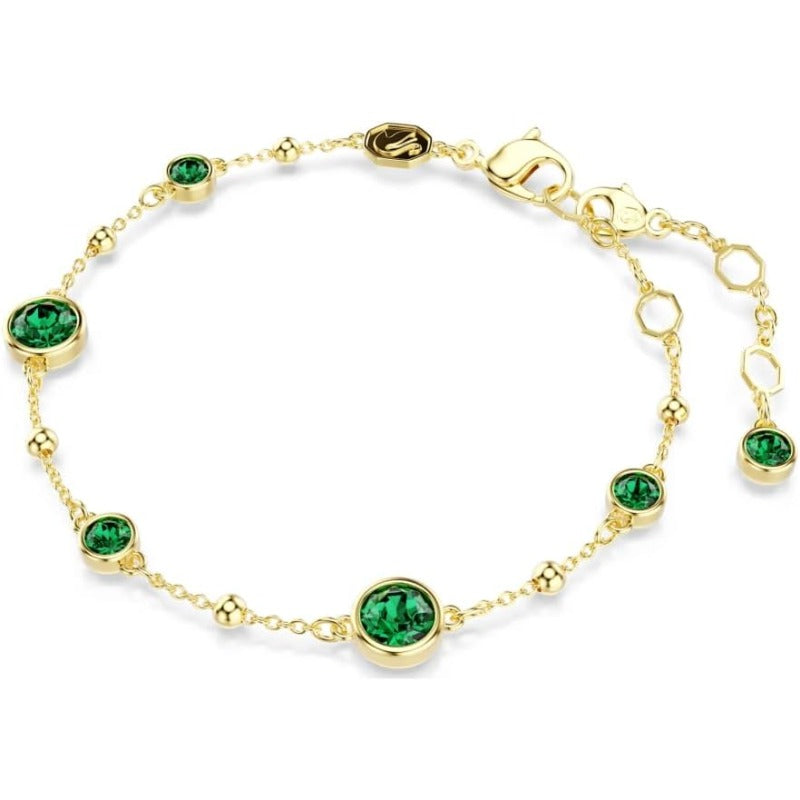 Bracelet émeraude délicat