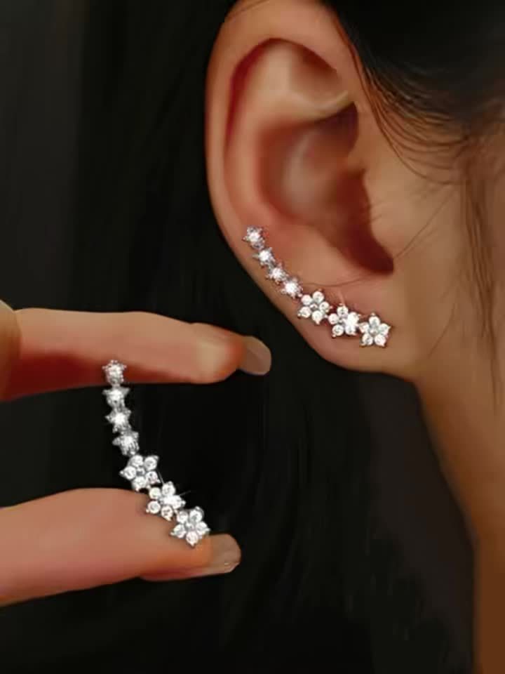 Boucles d’oreilles florales intemporelles