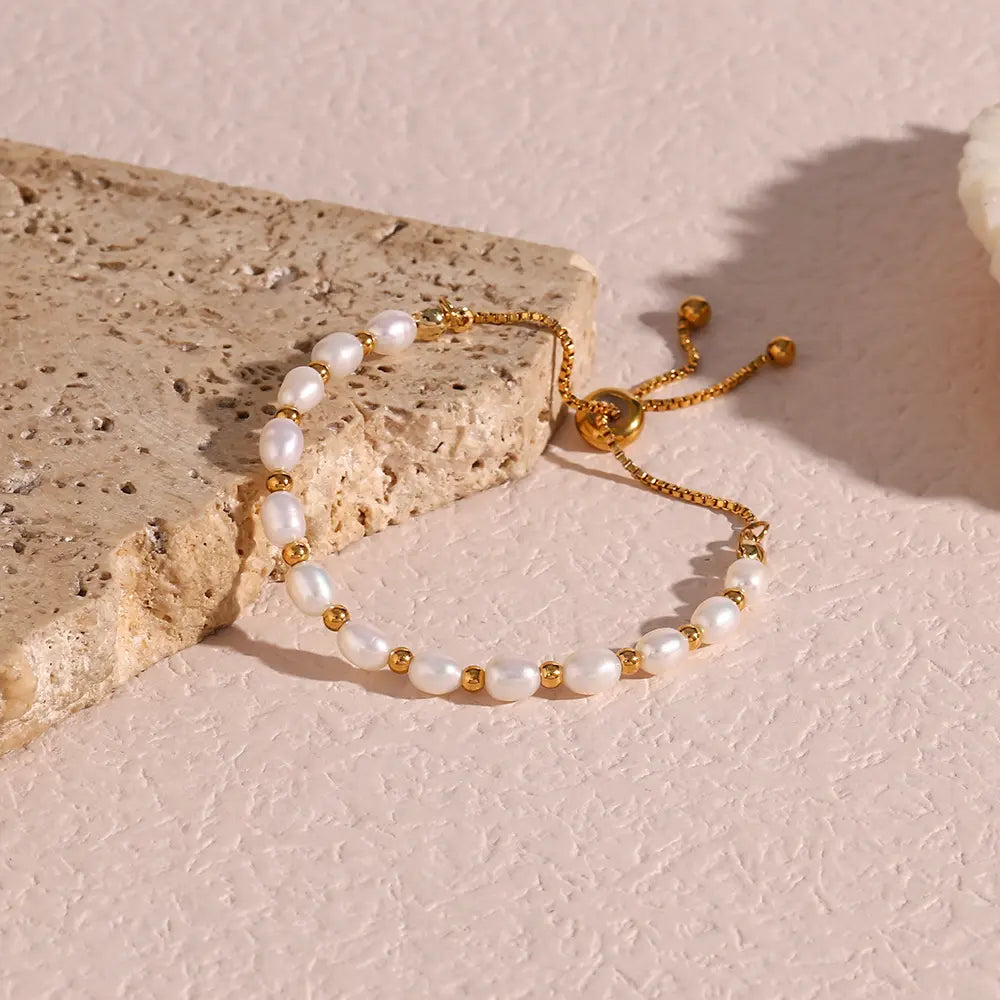 Bracelet élégant et romantique en perles