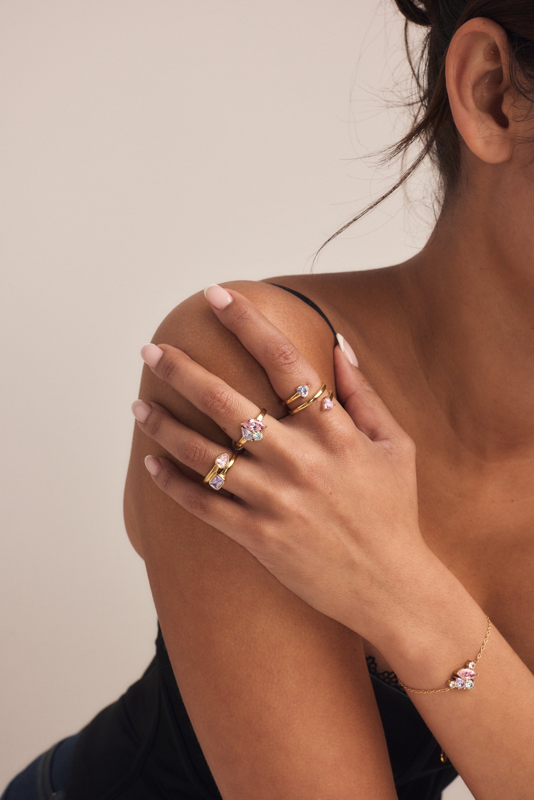 Zia Birthstone Ring