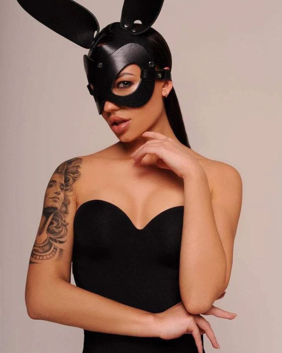 Maschera da Coniglio in Pelle