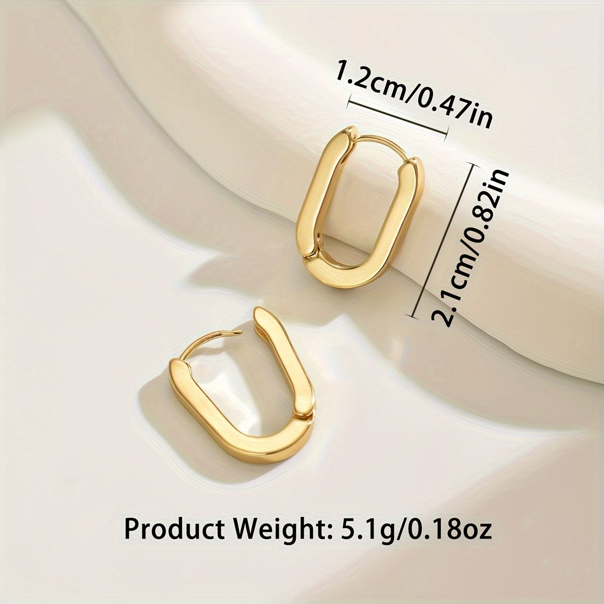 Boucles d’oreilles créoles géométriques élégantes
