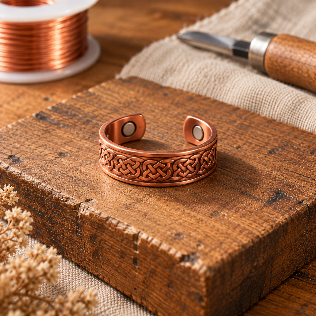 Bague Fen en cuivre