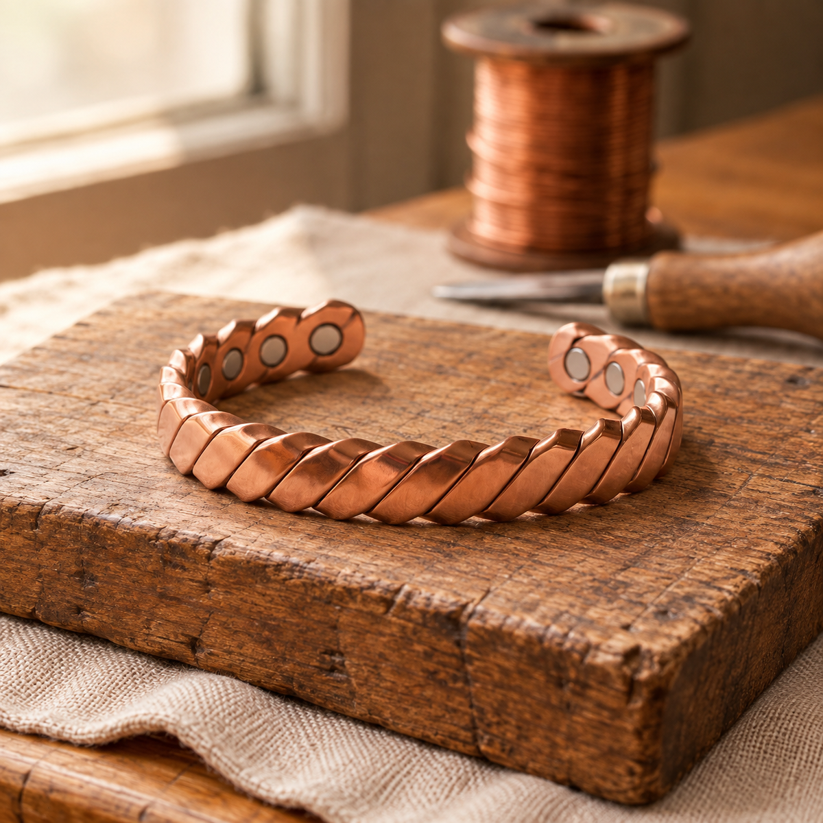 Bracelet Willow en cuivre