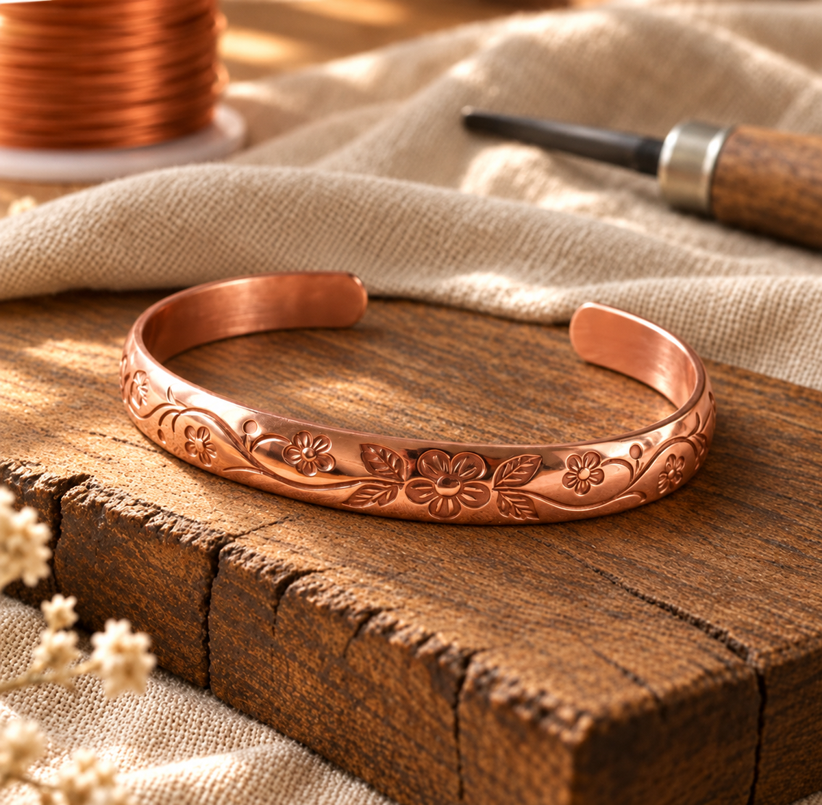 Bracelet Bloom en cuivre
