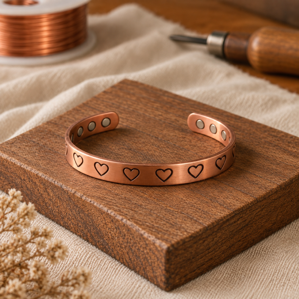 Bracelet Hearth en cuivre