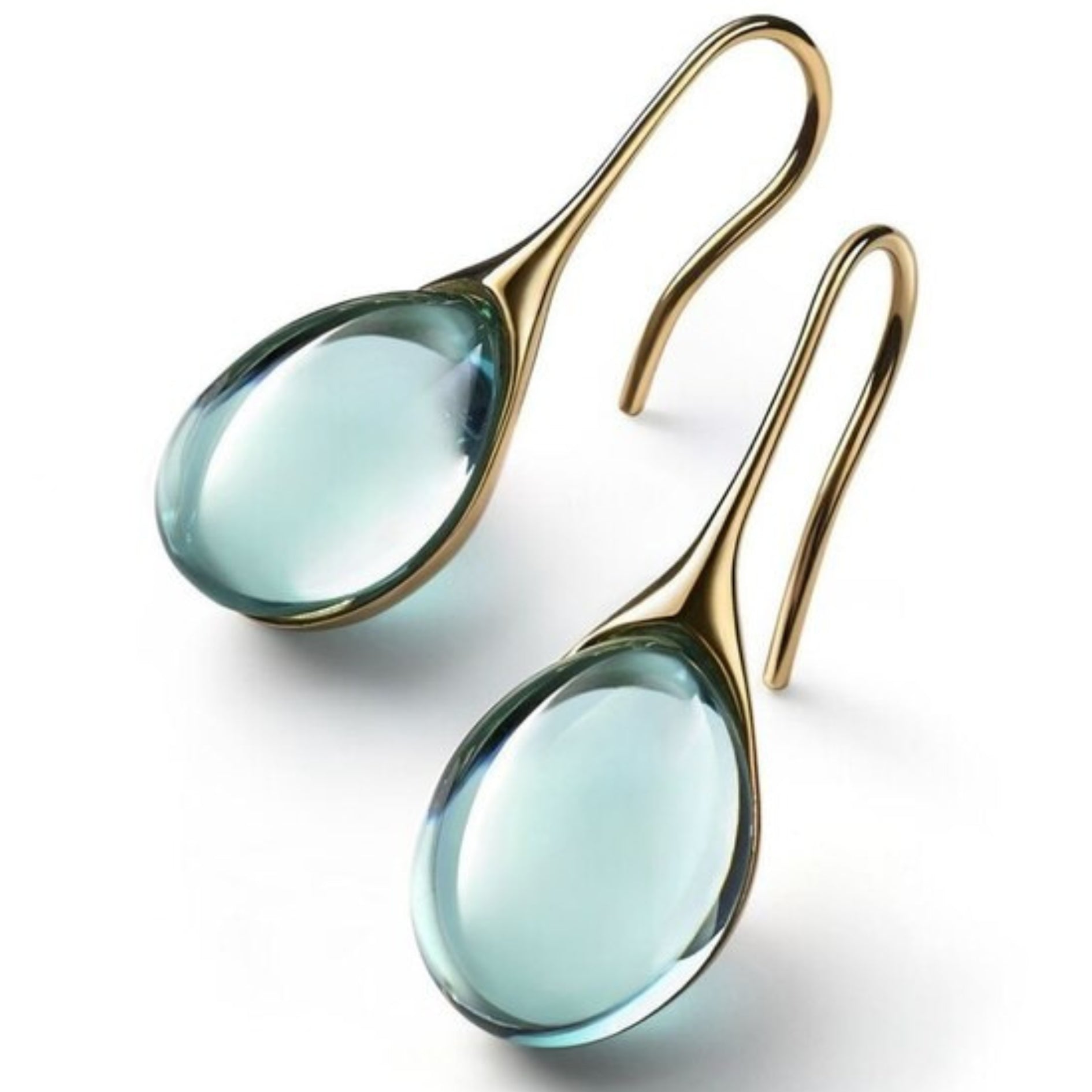 Boucles d’oreilles pendantes chic avec cristal