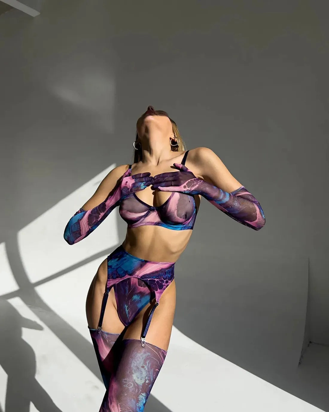 Ensemble de lingerie Valérie tie-dye