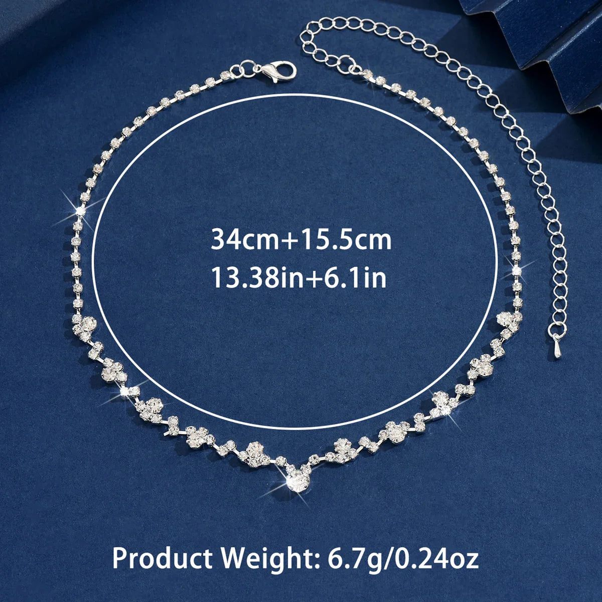 Collier de mariée élégant avec diamants