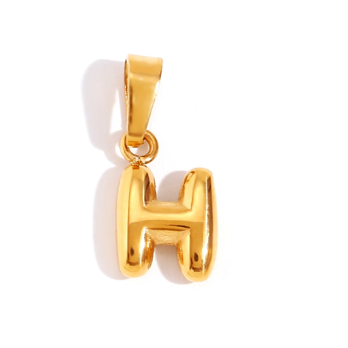 Collier chic avec lettre style bulle
