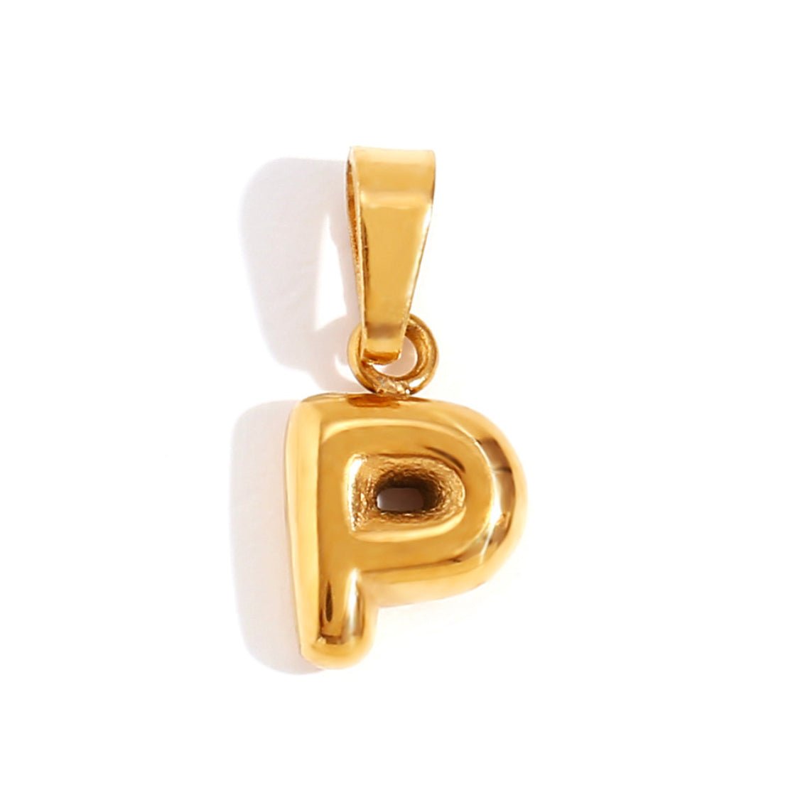 Collier chic avec lettre style bulle