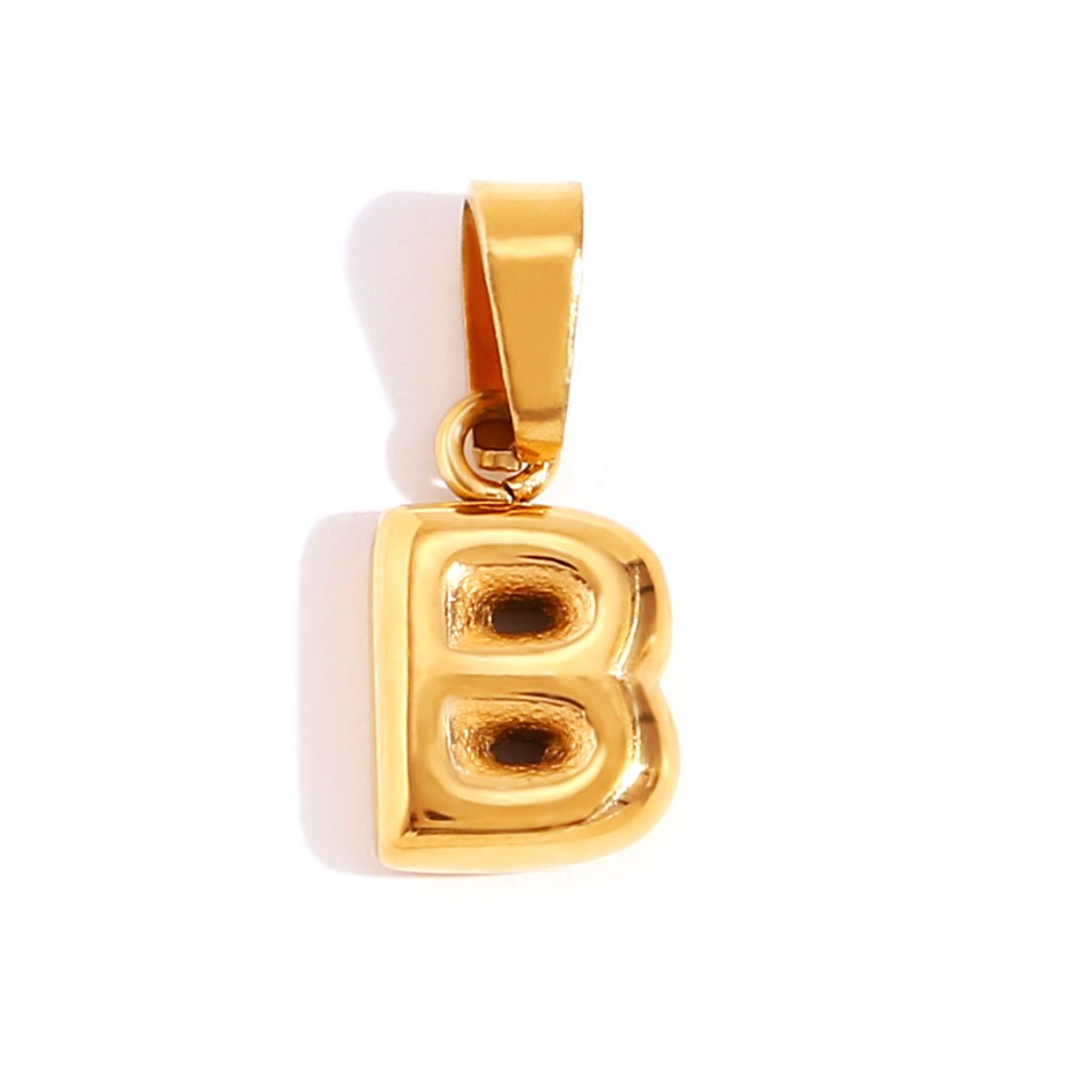 Collier chic avec lettre style bulle