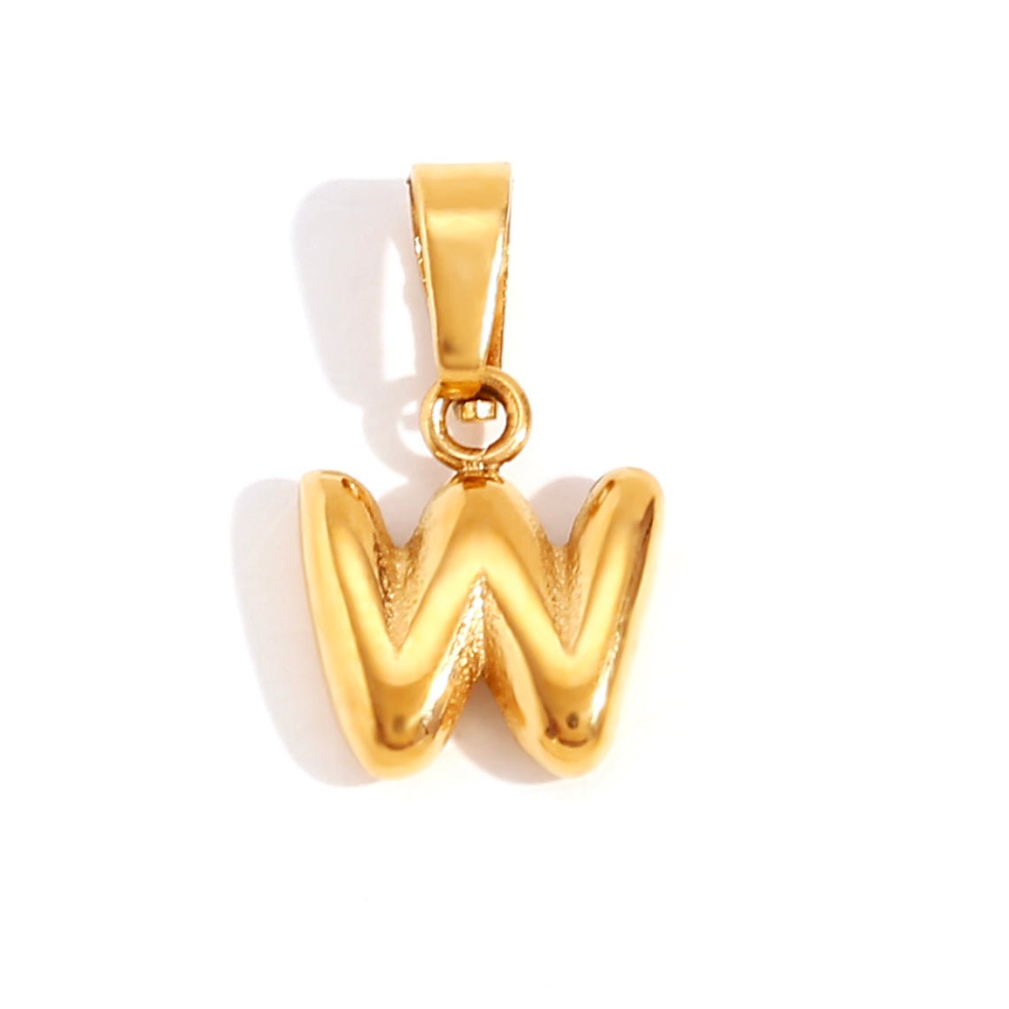 Collier chic avec lettre style bulle