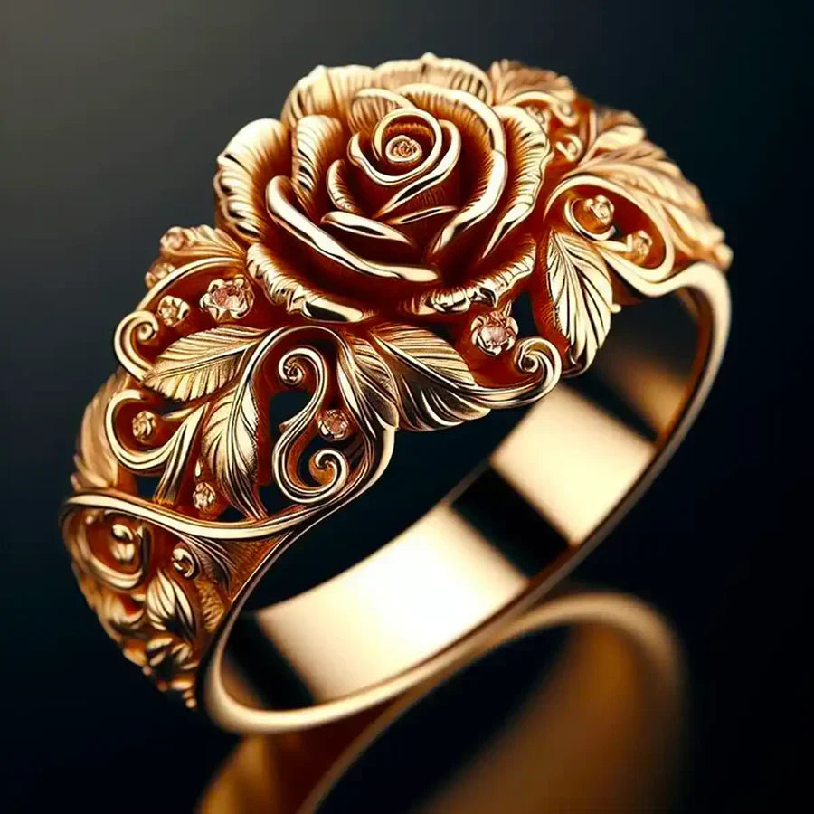 Bague Golden Blossom | Or rose