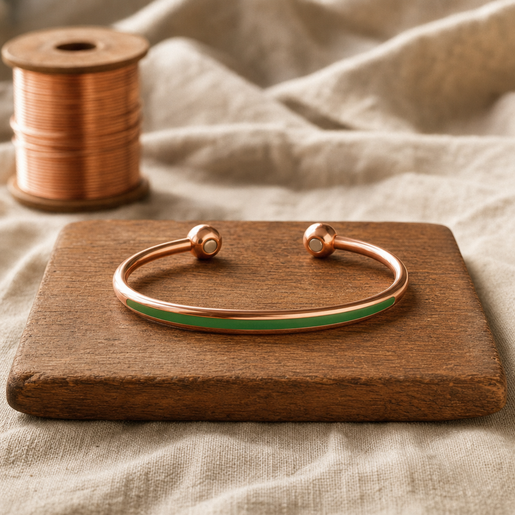 Bracelet Jade et Cuivre
