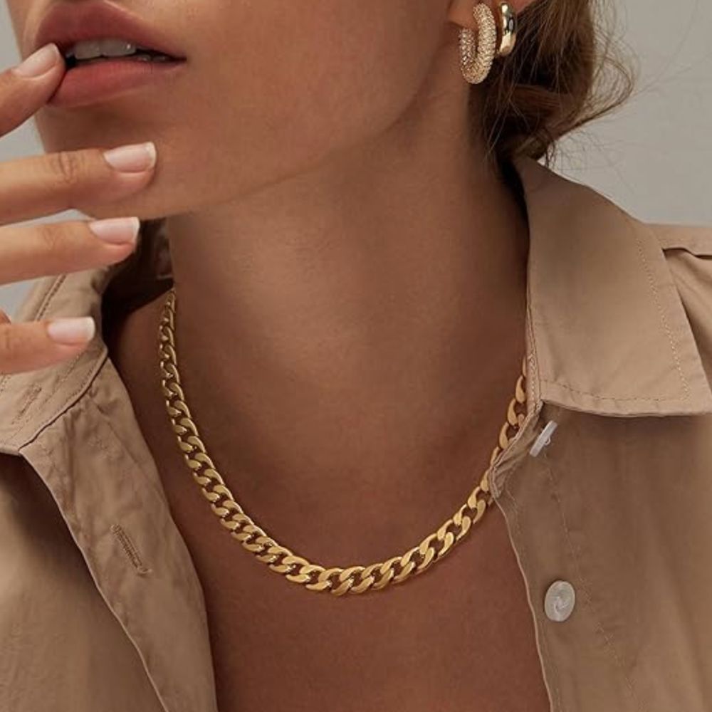 Collier gourmette classique