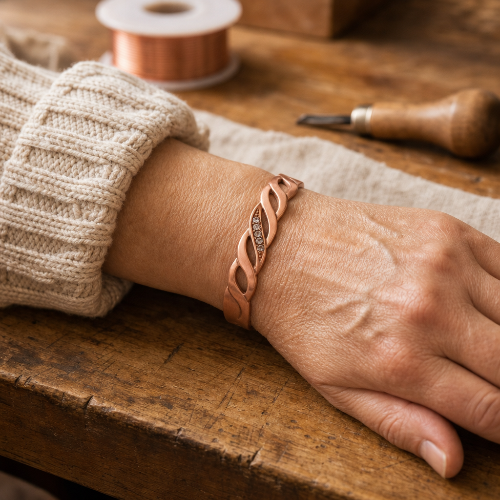Bracelet Seam en cuivre