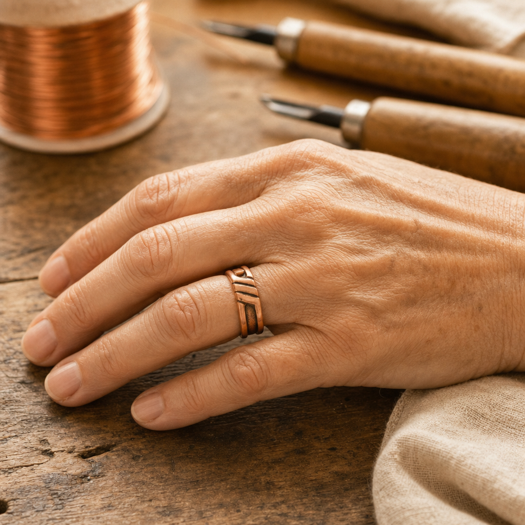 Bague en Cuivre Peat