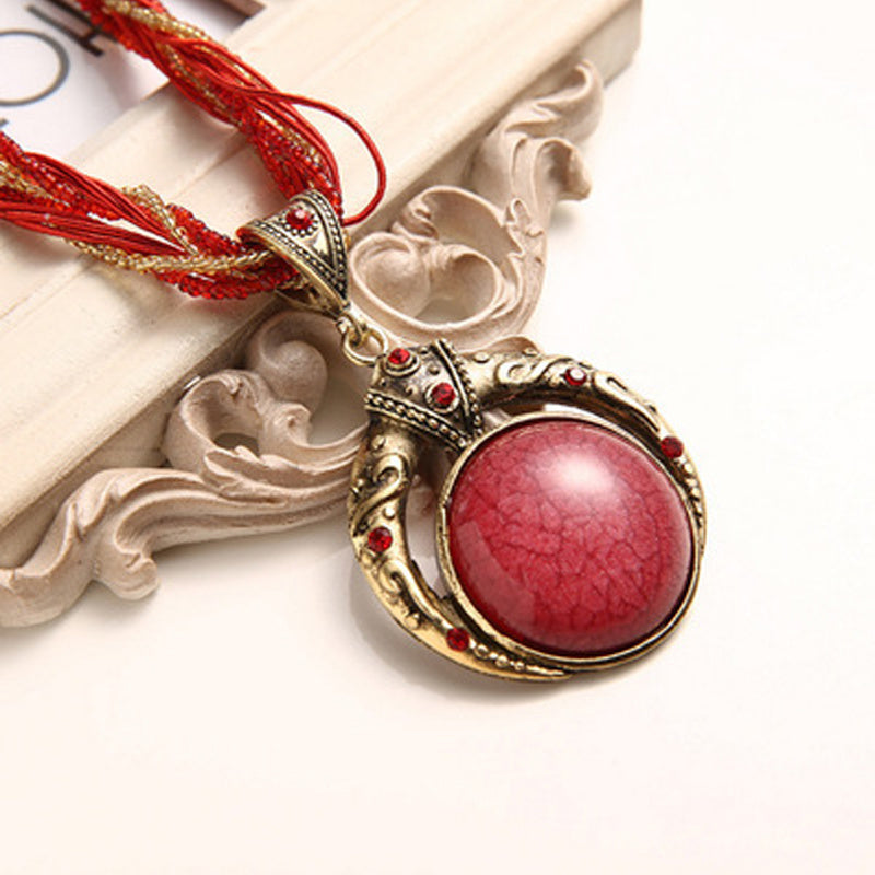 Collier bohémien avec pendentif