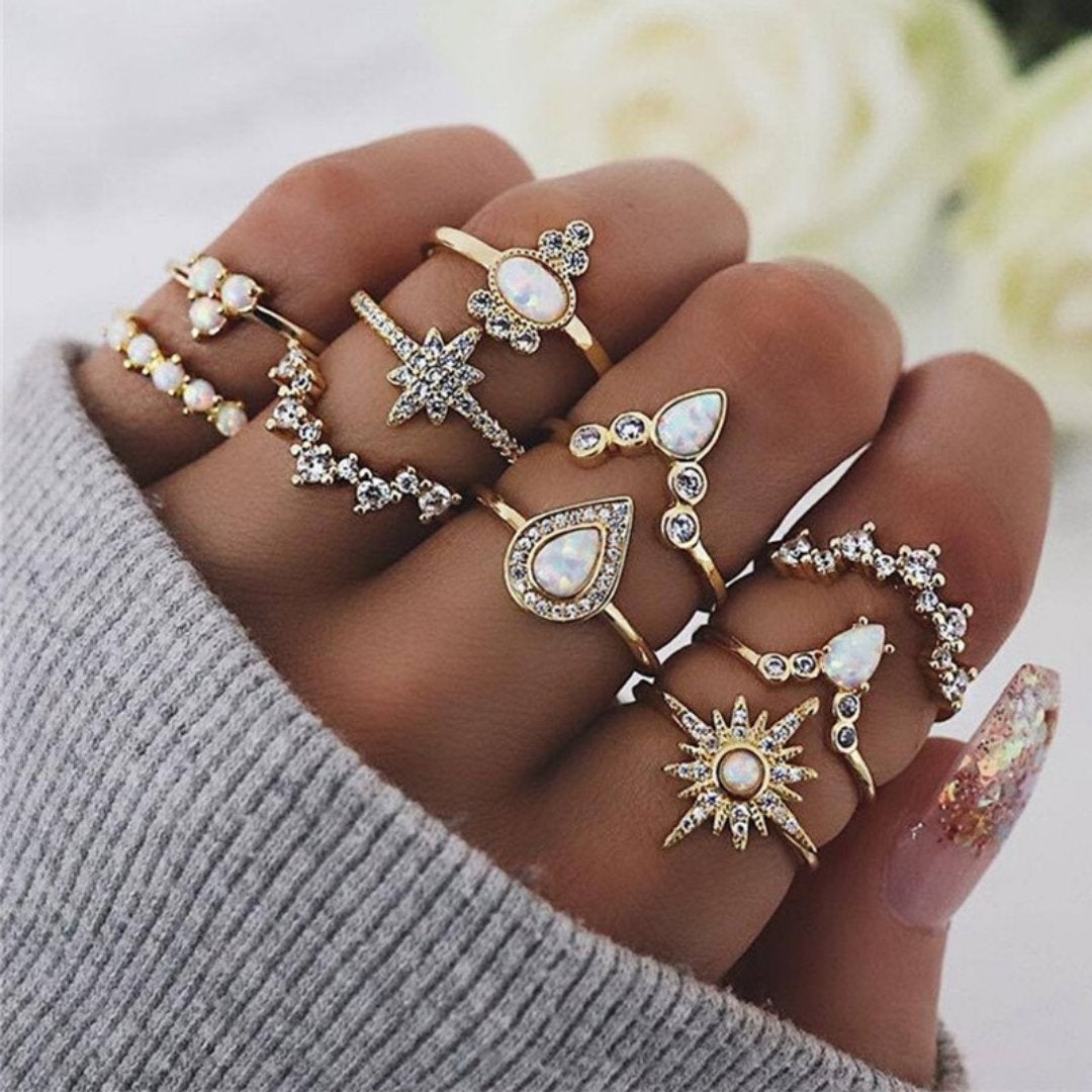 Lot premium unique de 8 à 12 bagues