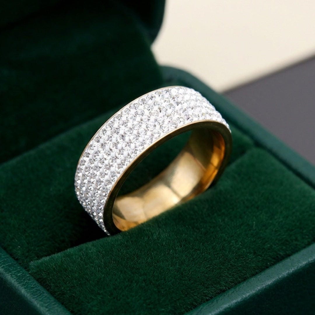 Bague Pavelli sertie de cristaux