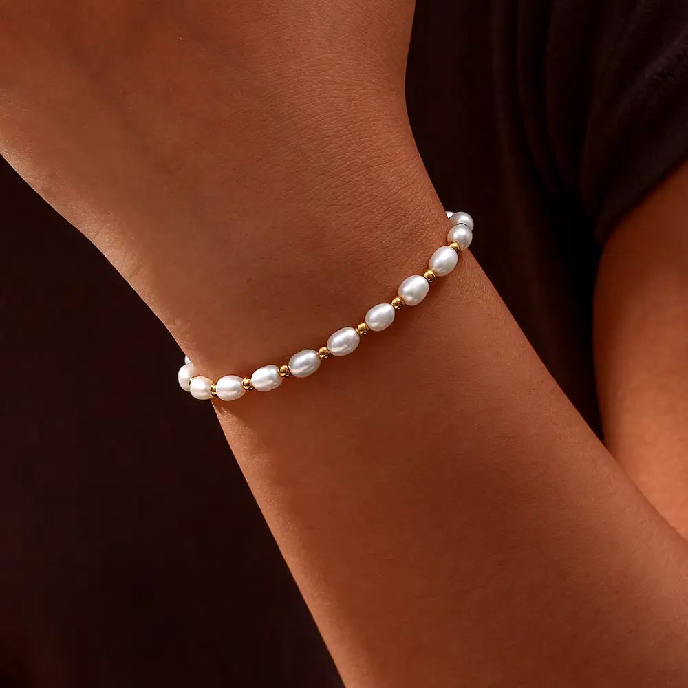 Bracelet élégant et romantique en perles