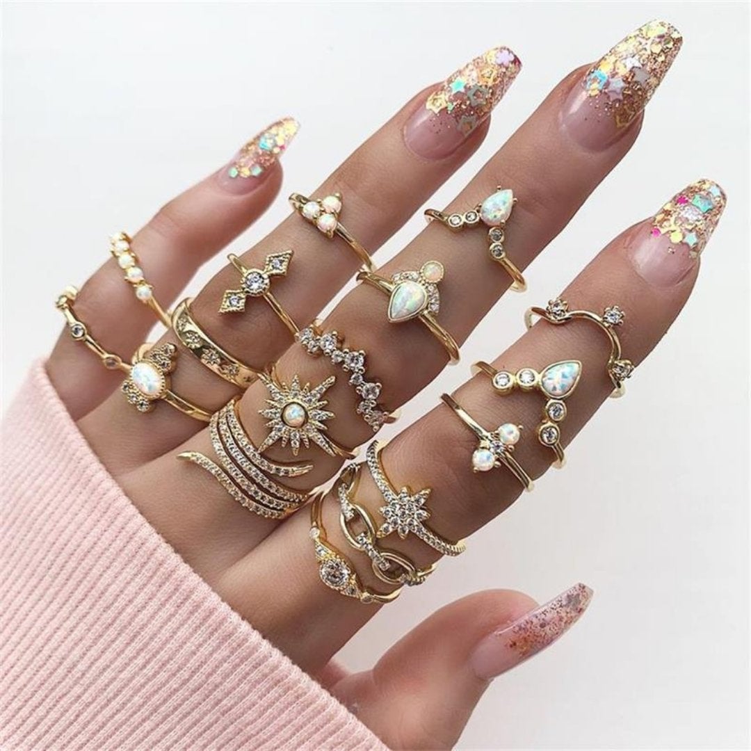 Lot premium unique de 8 à 12 bagues