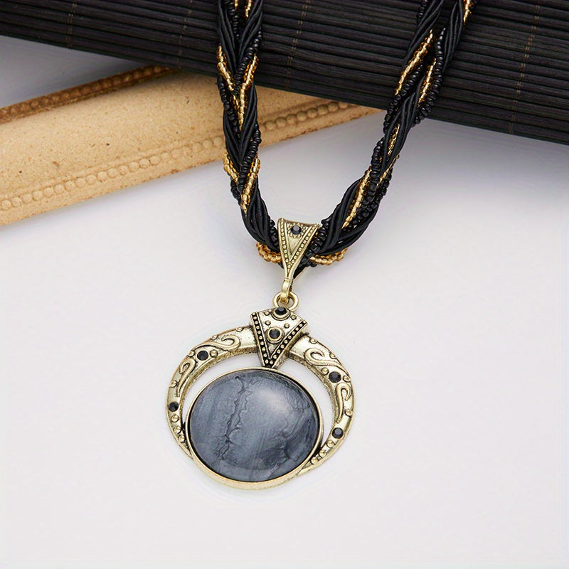 Collier bohémien avec pendentif