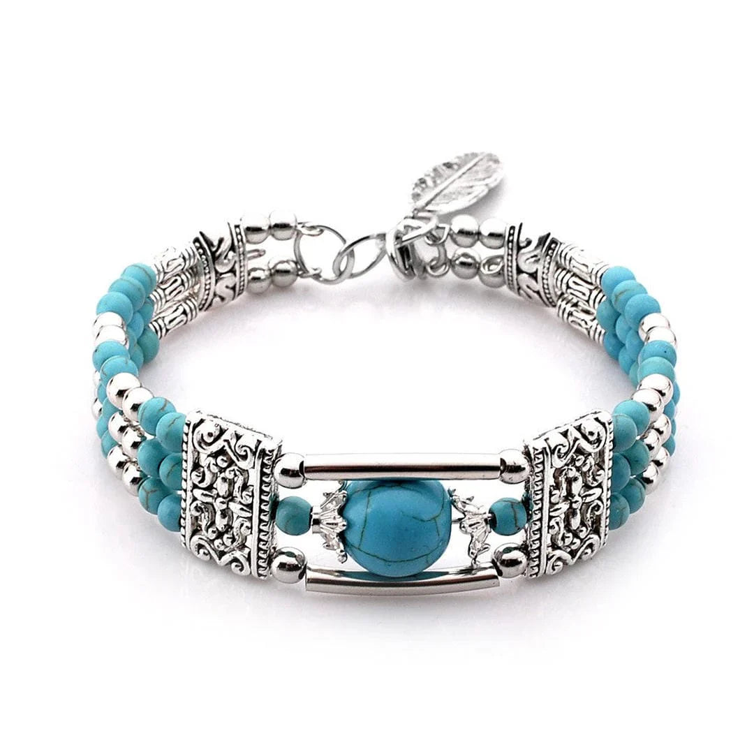 Bracelet pierre turquoise