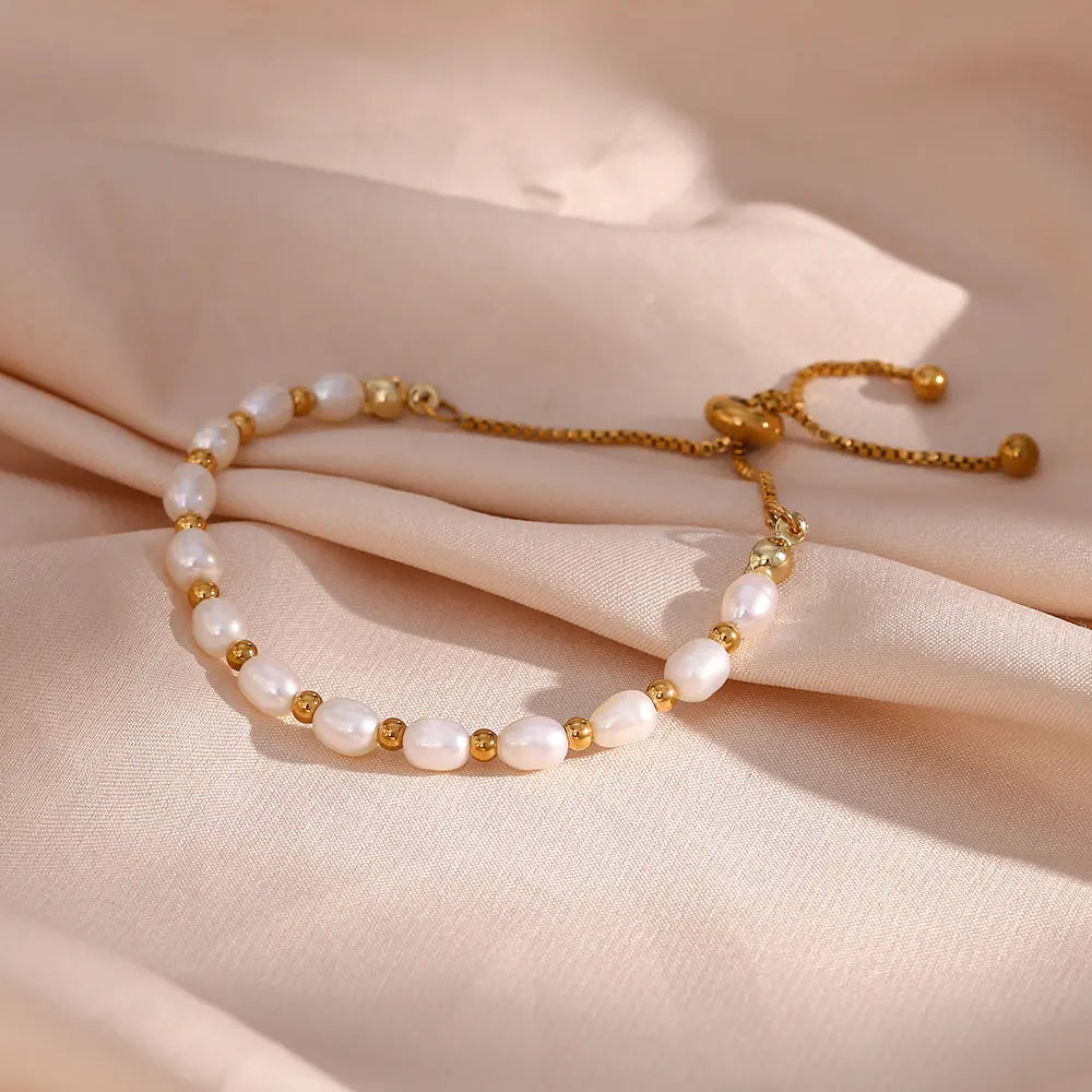 Bracelet élégant et romantique en perles