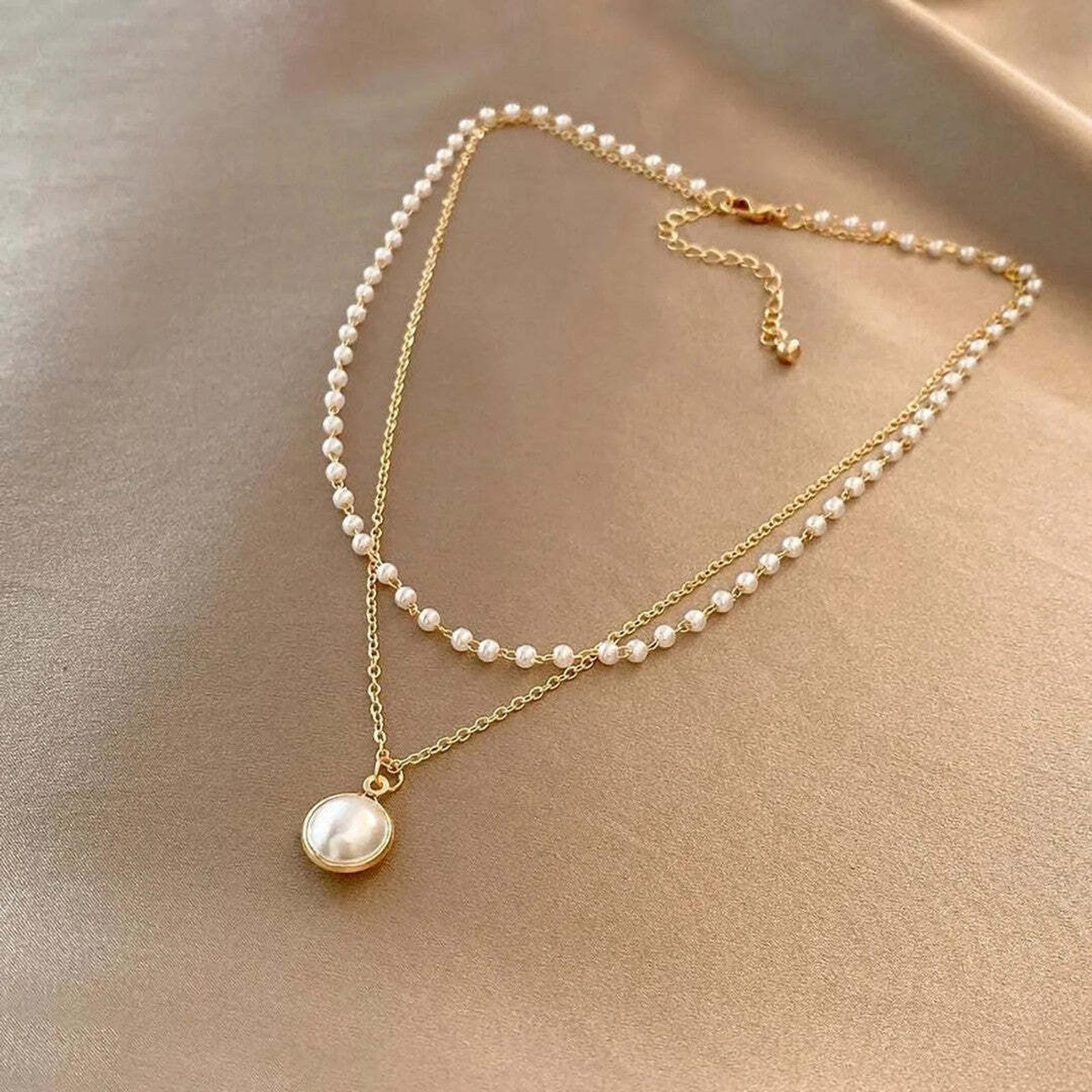 Collier de perles éclatantes