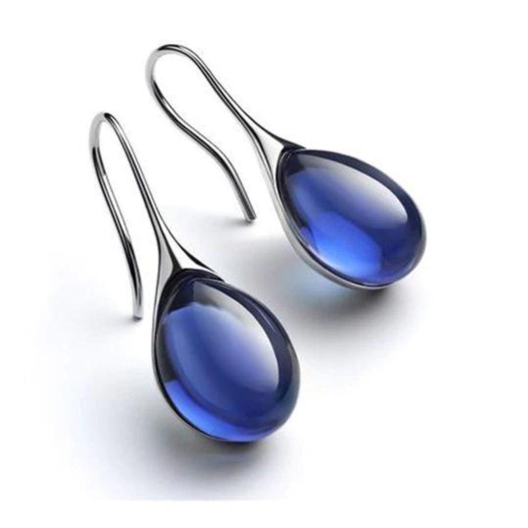 Boucles d’oreilles pendantes chic avec cristal