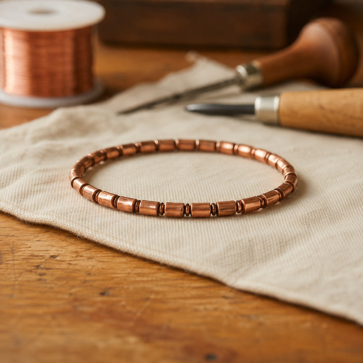 Bracelet de cheville en cuivre Cove
