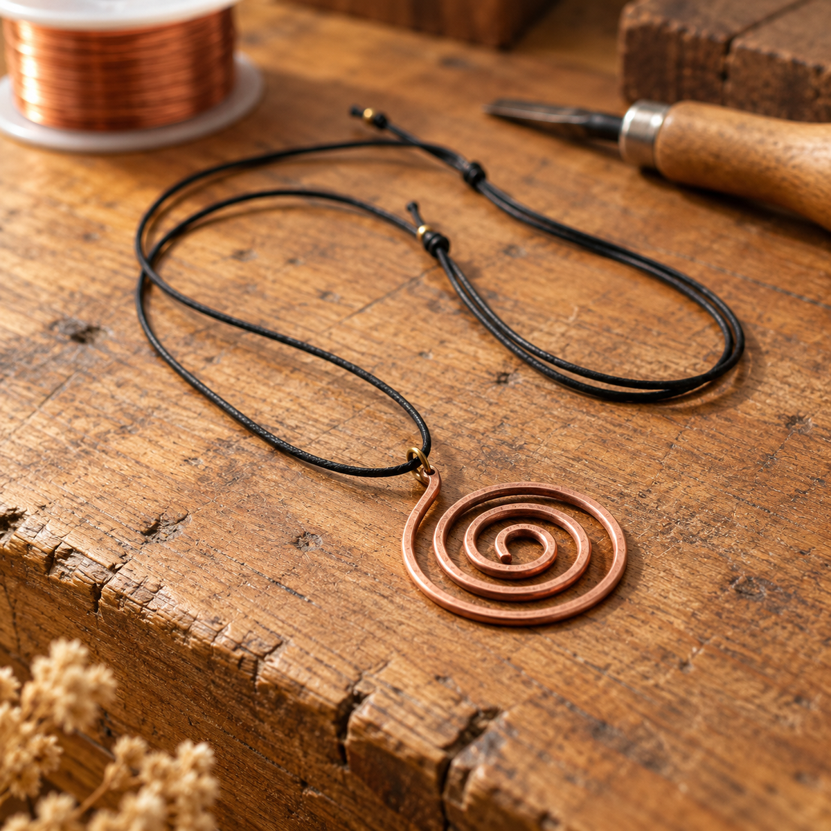 Collier Mesa en cuivre