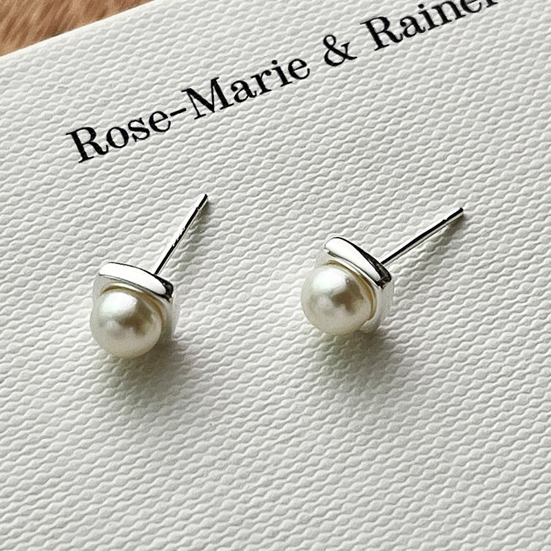 Boucles d’oreilles avec perles d’eau douce