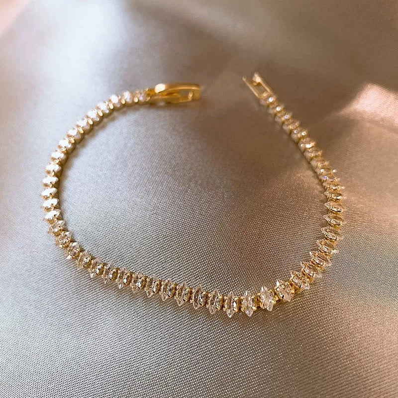 Bracelet tennis marquise Vionelle | Or