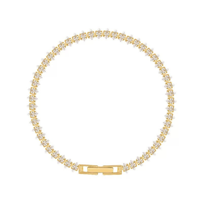 Bracelet tennis marquise Vionelle | Or