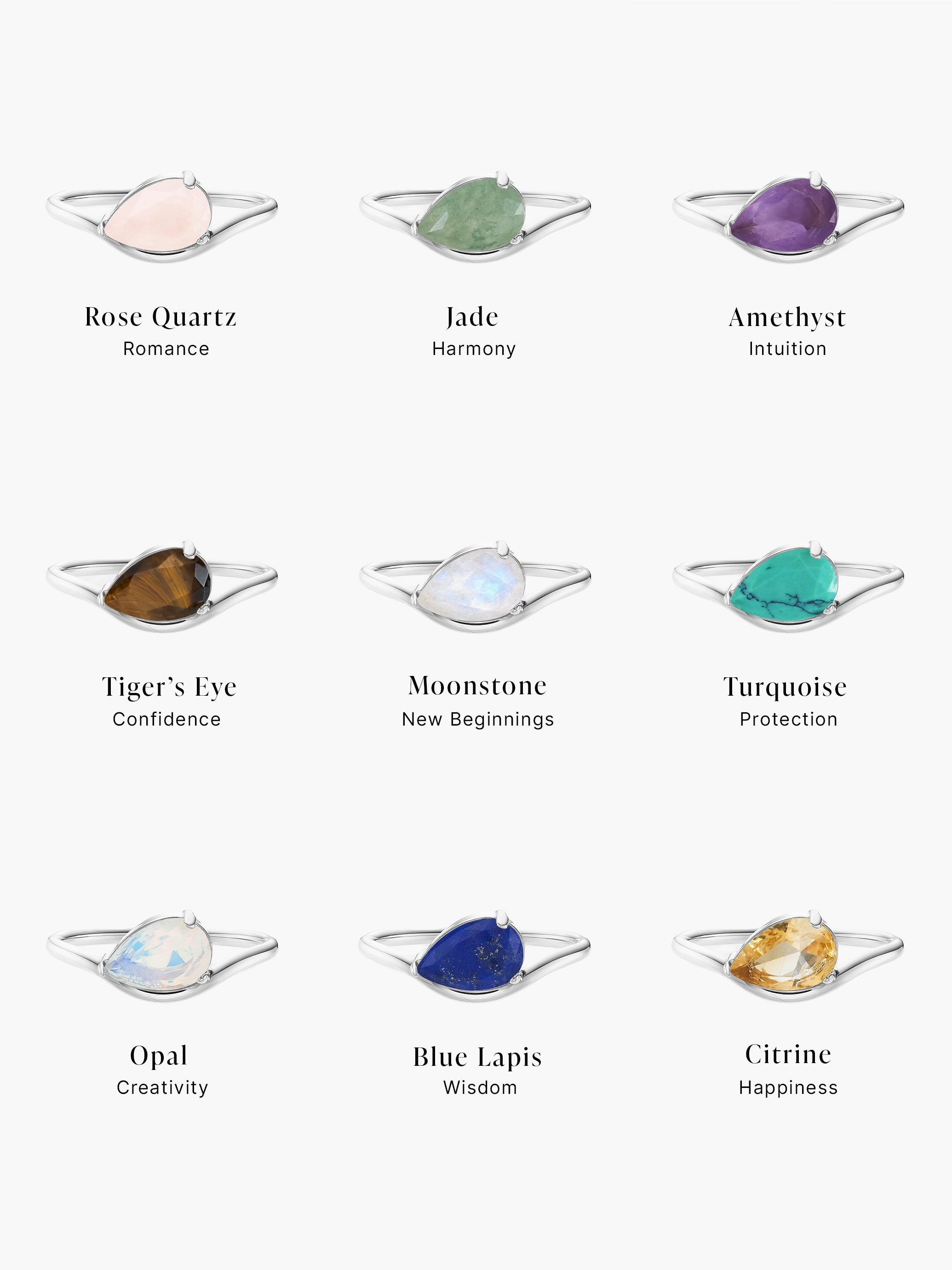 Pia Gemstone Ring
