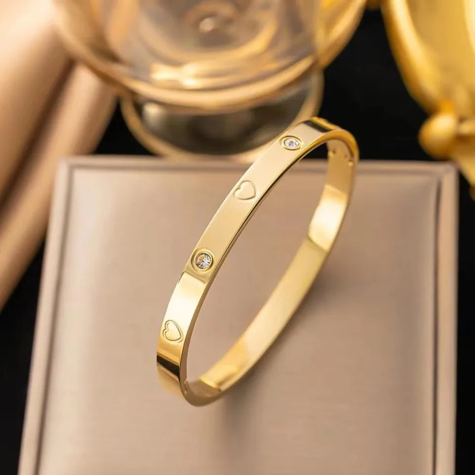 Elegant Crystal Bangles