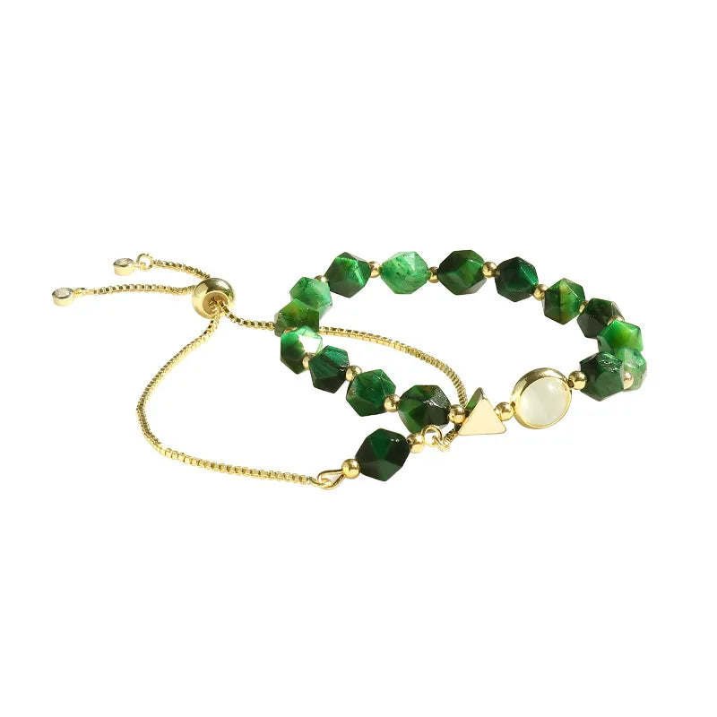 Ensemble de bracelets élégants verts