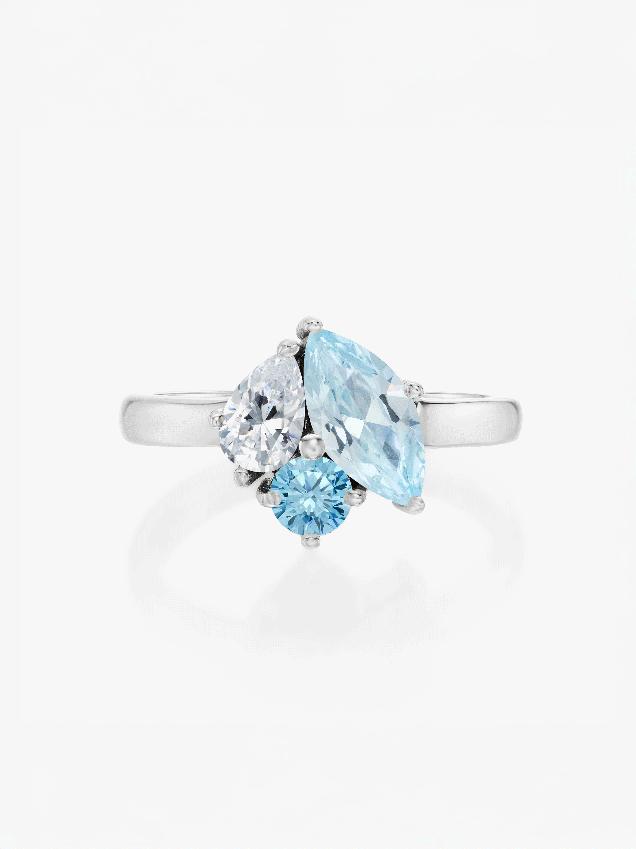Zia Birthstone Ring