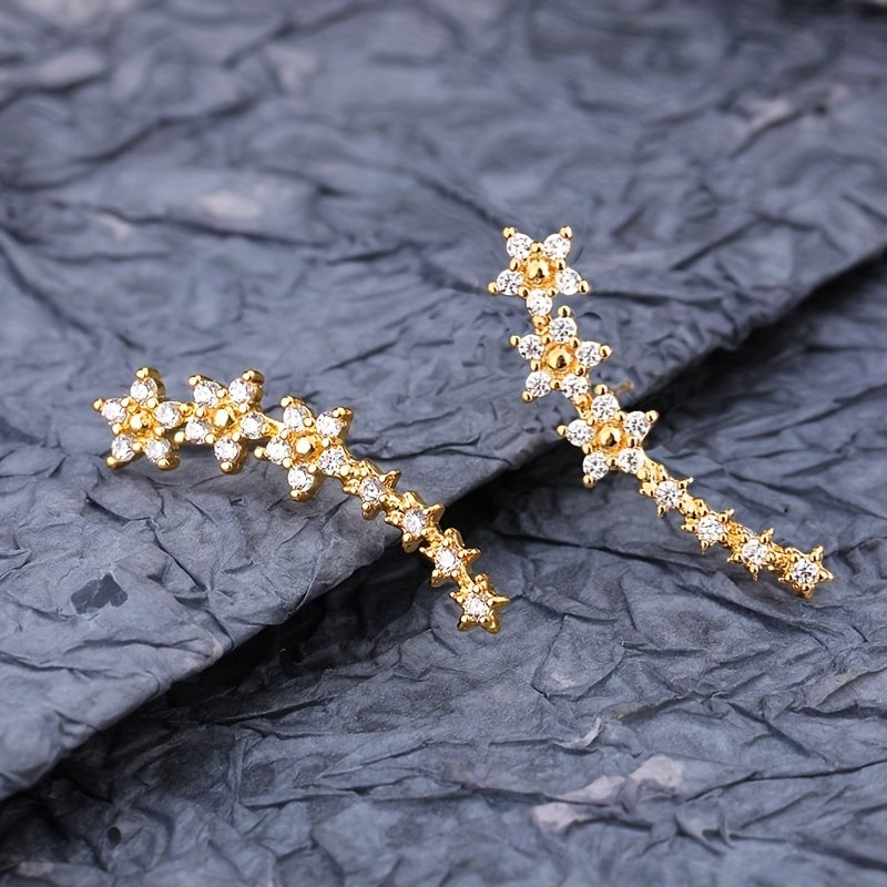 Evelyn | Boucles d'oreilles florales intemporelles