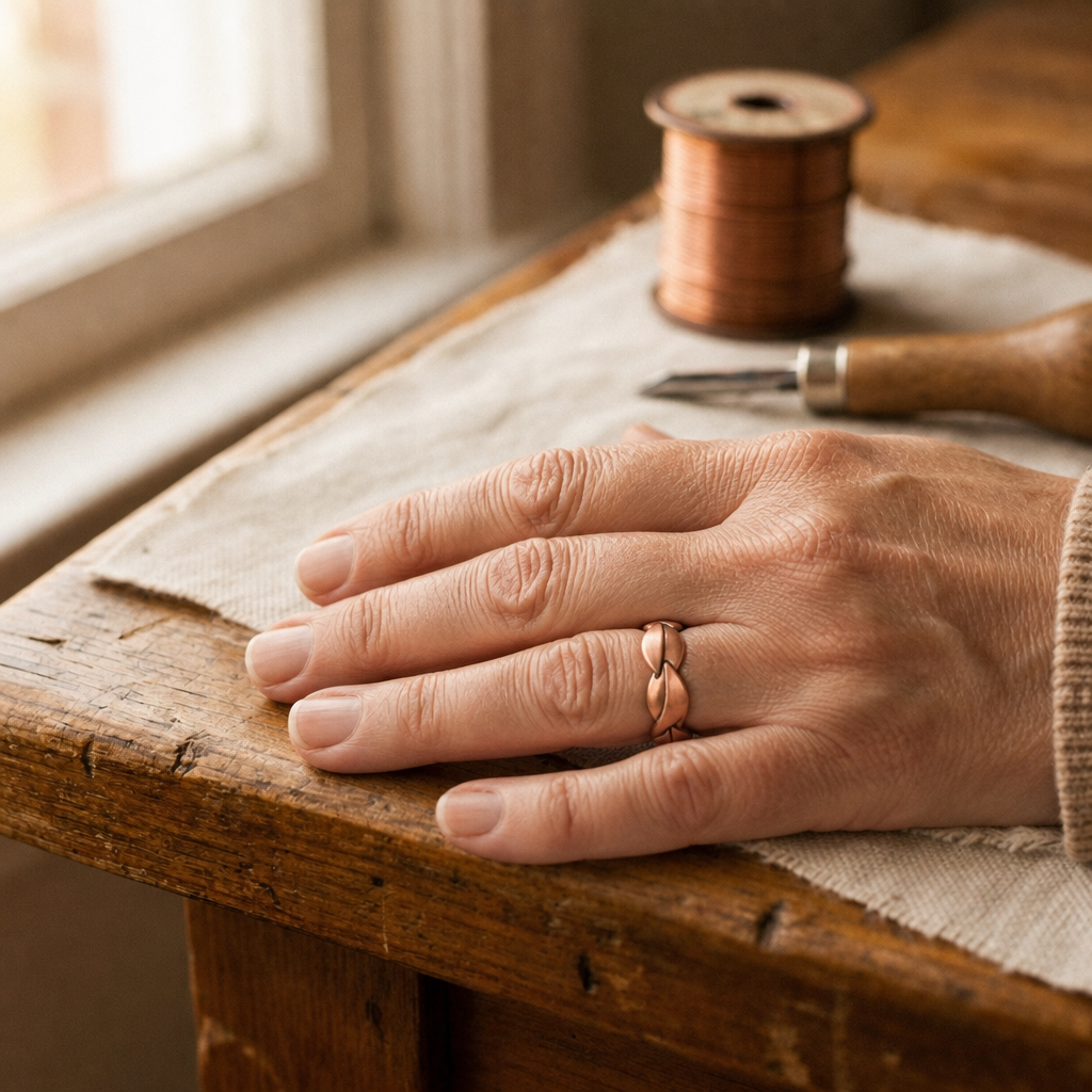 Bague Bind en cuivre
