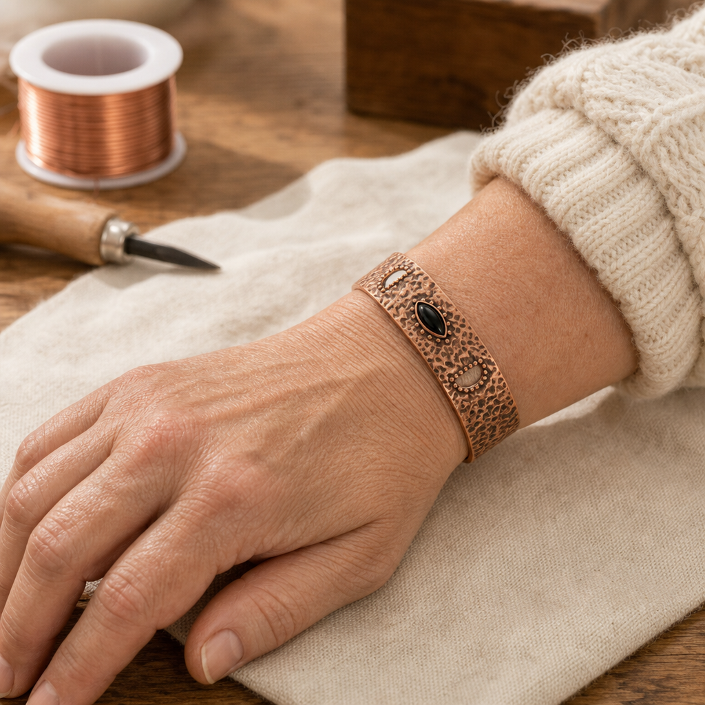 Bracelet Brume en cuivre