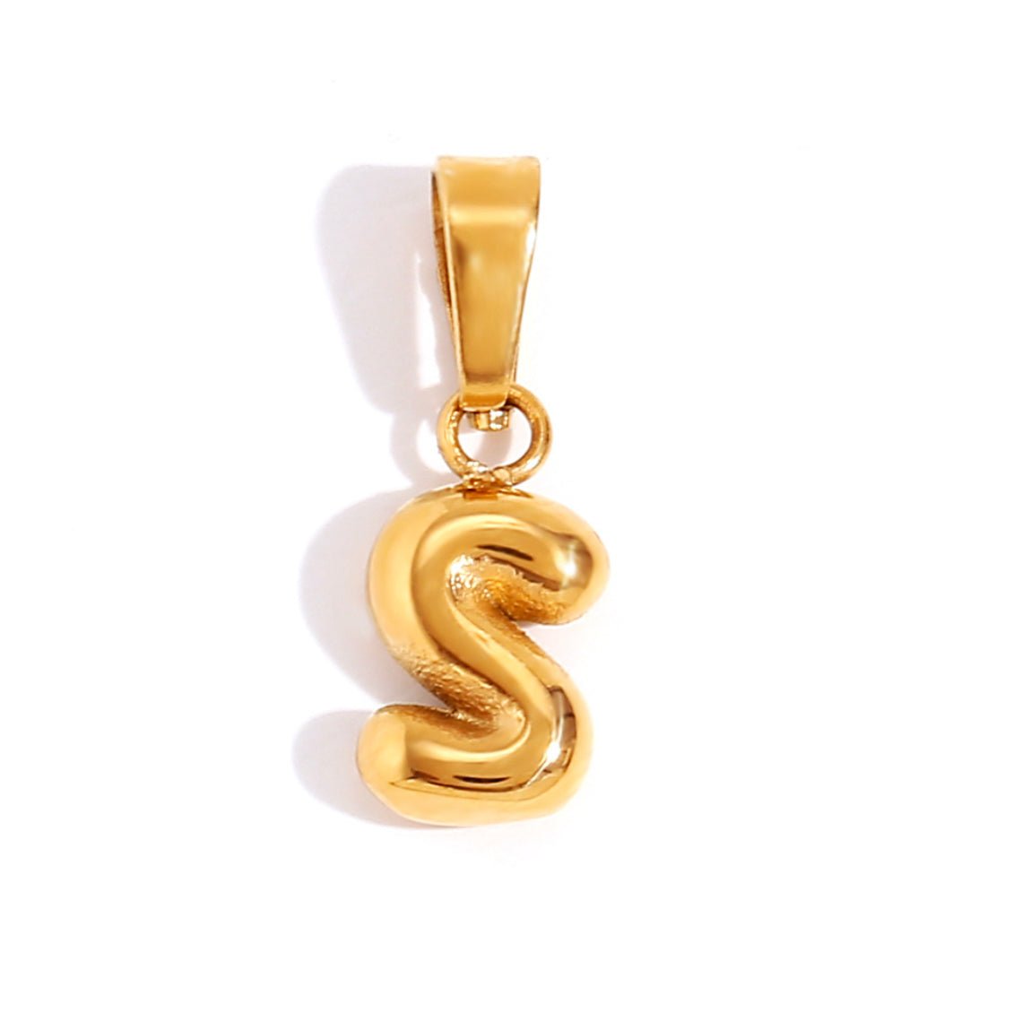 Collier chic avec lettre style bulle