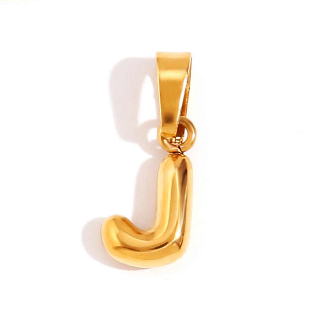 Collier chic avec lettre style bulle