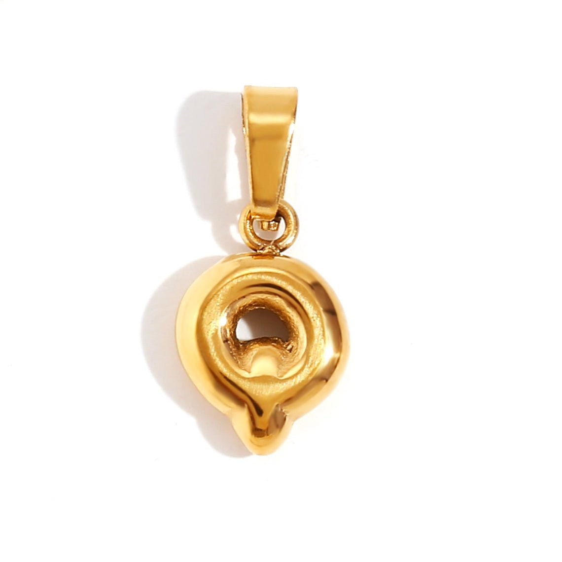 Collier chic avec lettre style bulle
